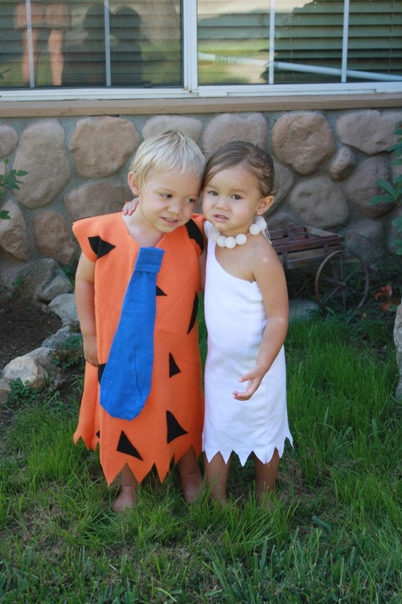Fred and Wilma Halloween Costumes