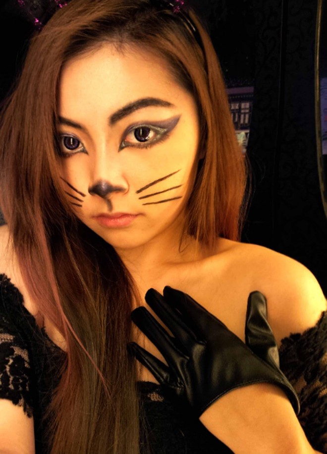 Halloween Cat Costume Makeup