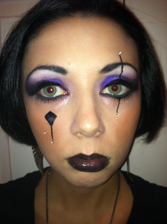 Halloween Look _ Harley Quinn inspired makeup _ Makeup
