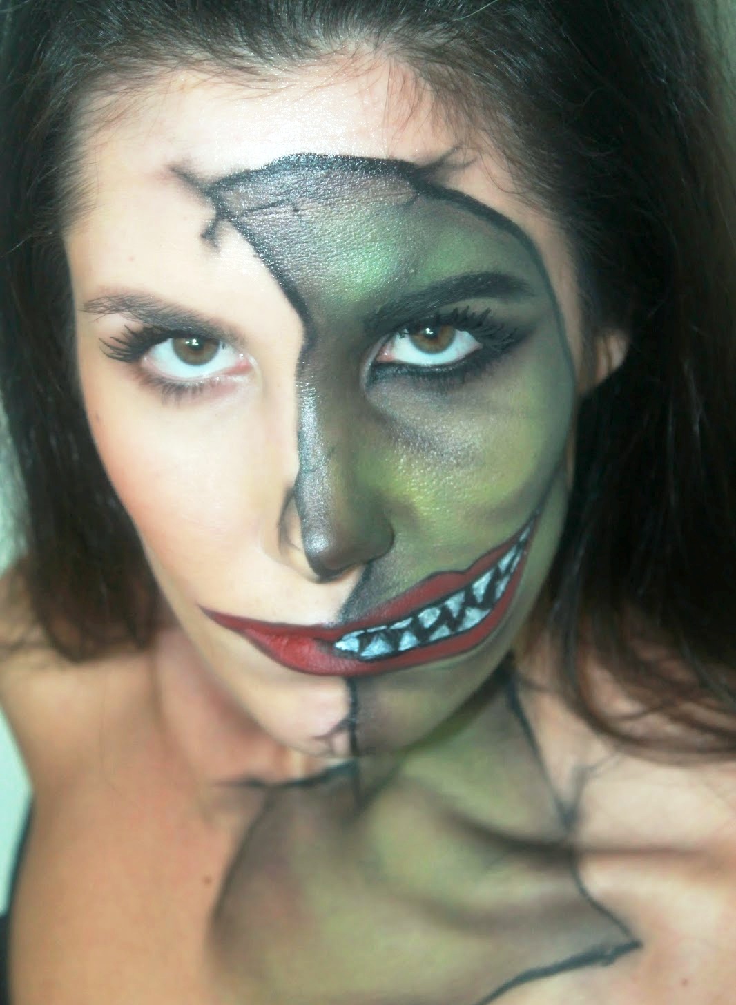 Halloween Makeup - Half Face