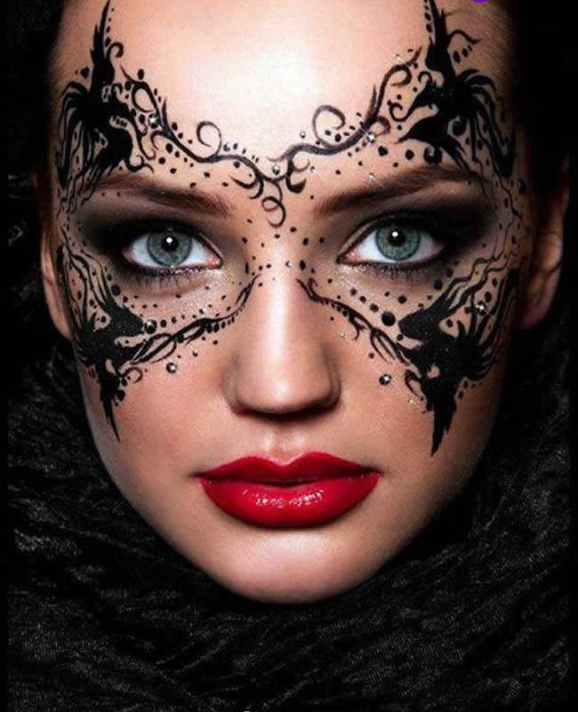 Halloween Makeup Masquerade Mask