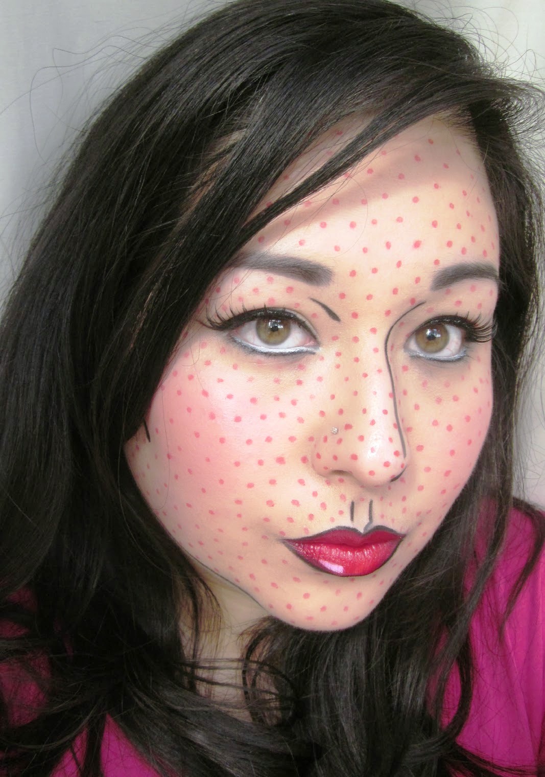 Halloween Pop Art Makeup for women