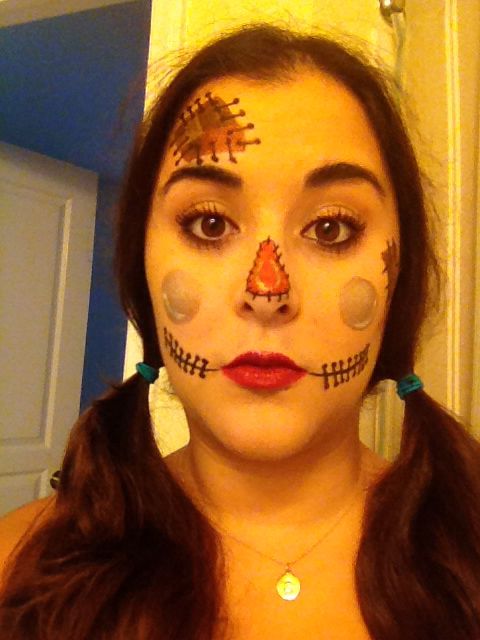 Halloween Scarecrow Makeup for women