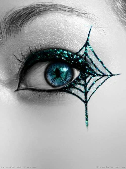 Halloween Spider Web Eyes