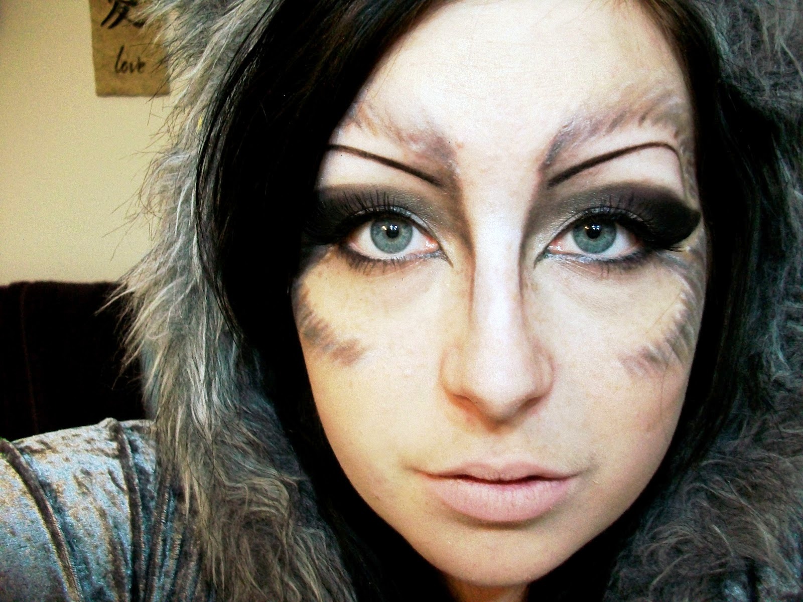 Halloween Wolf Makeup