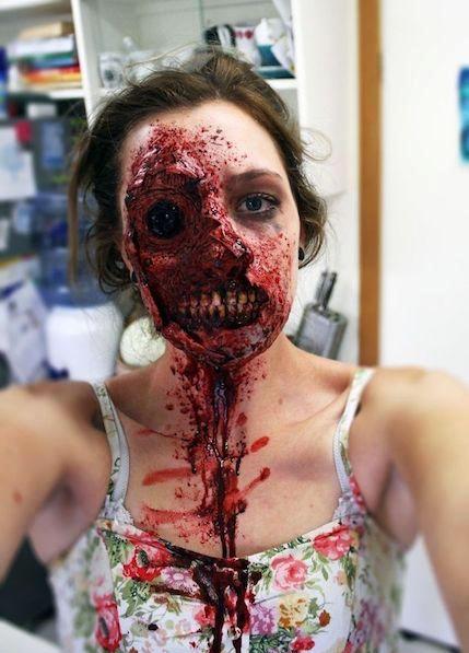 Halloween Zombie Costume Makeup