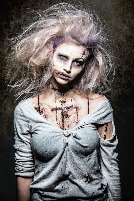 Halloween Zombie Makeup Idea
