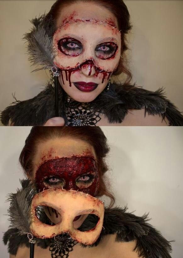 Halloween makeup - mask
