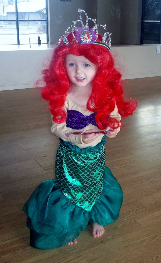 Homemade Ariel Halloween Costume