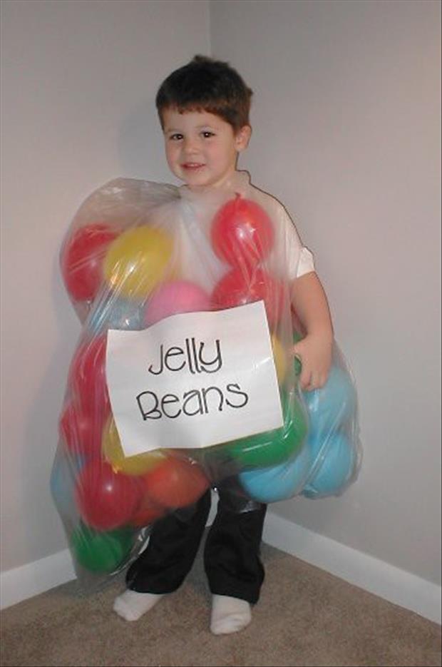 Homemade Jelly Bean Halloween Costume