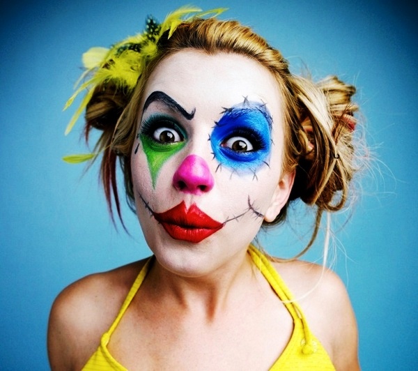 Horrifying clown makeup ideas