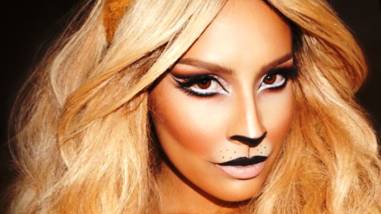 Lion Halloween Makeup ideas for women