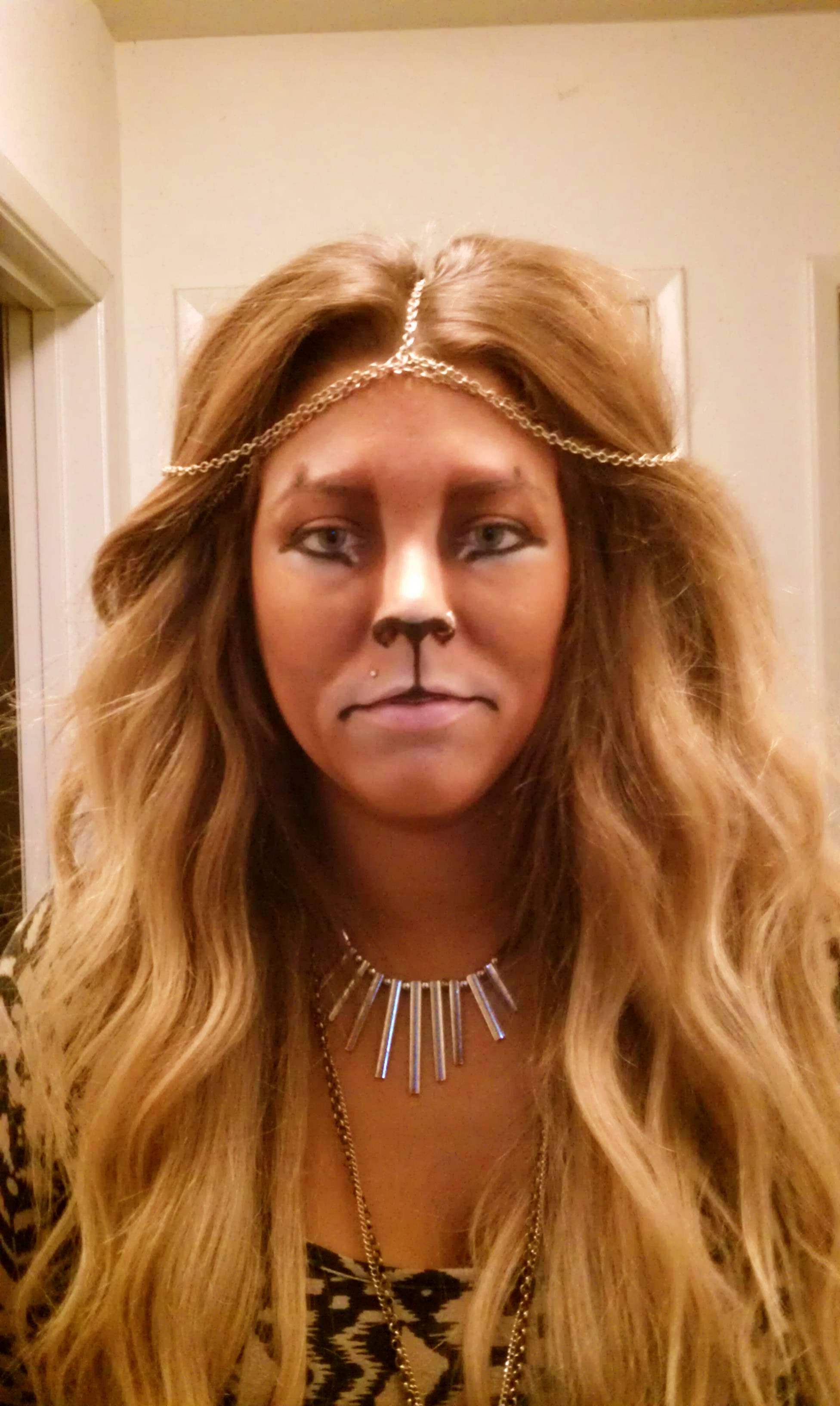 Lioness Makeup Halloween Costume