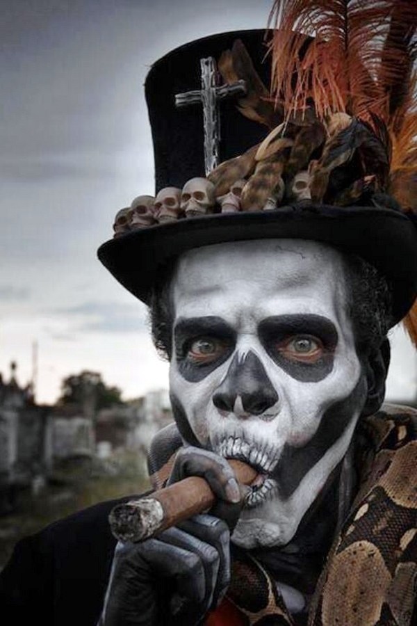 Makeup for Halloween New Orleans Voodoo