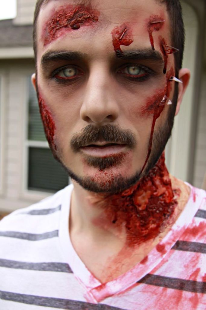 Male Zombie Makeup