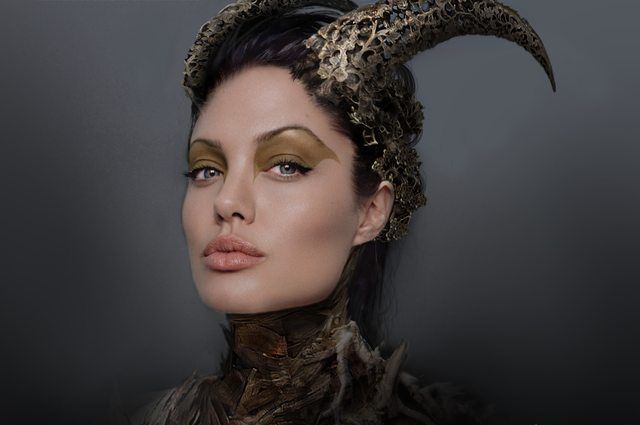 Maleficent makeup designs