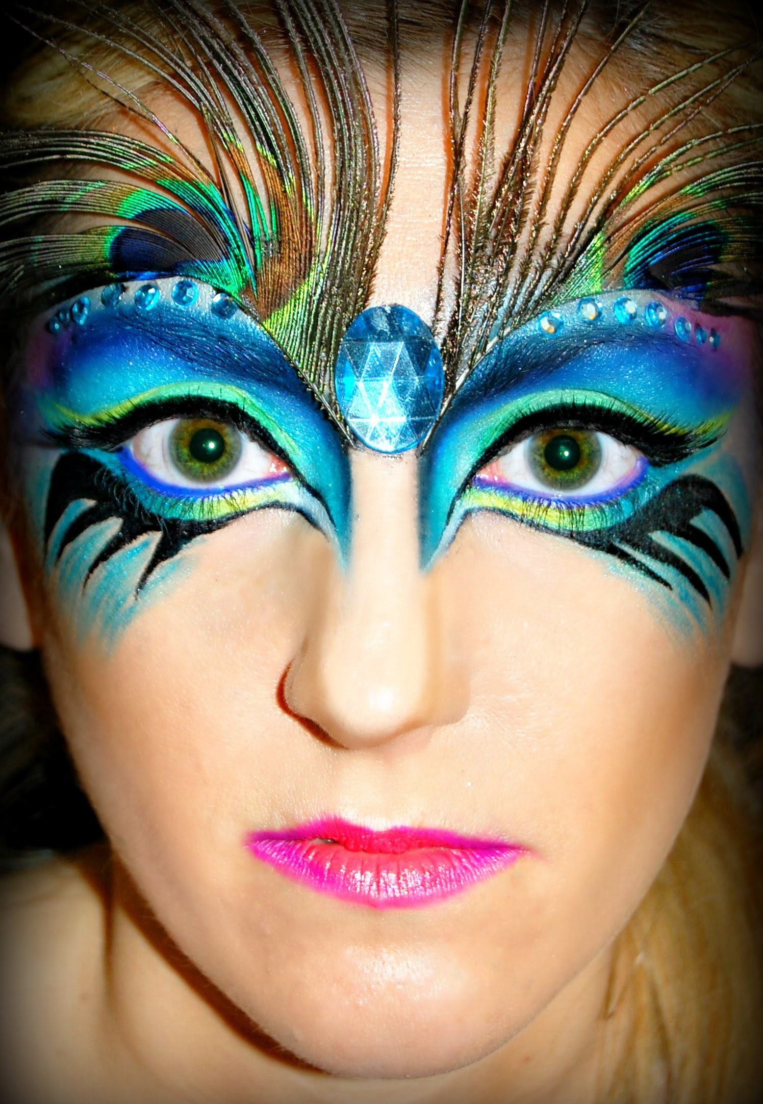 Masquerade Makeup Peacock