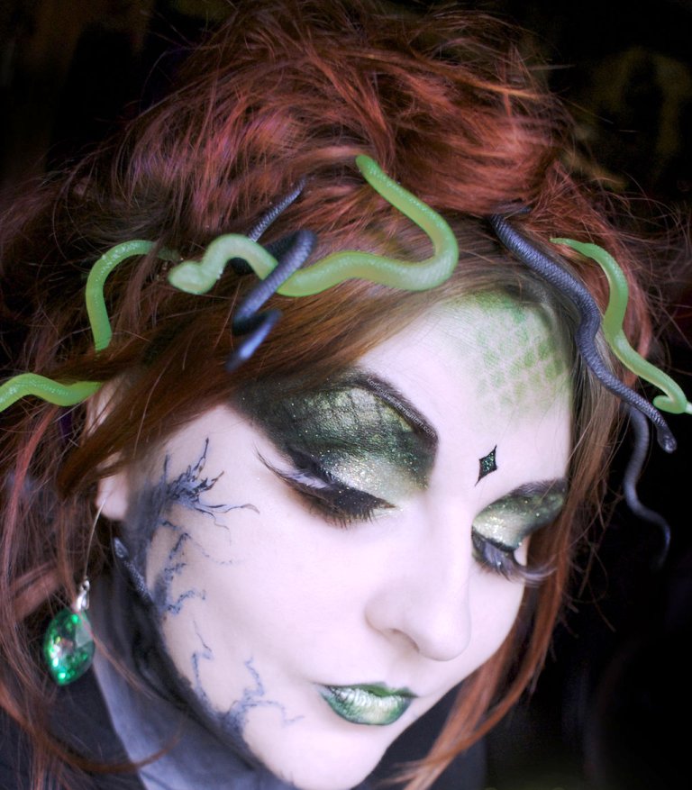 Medusa Halloween Makeup