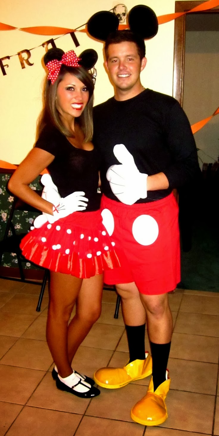 Mickey Mouse and Minnie Couples Halloween Costume