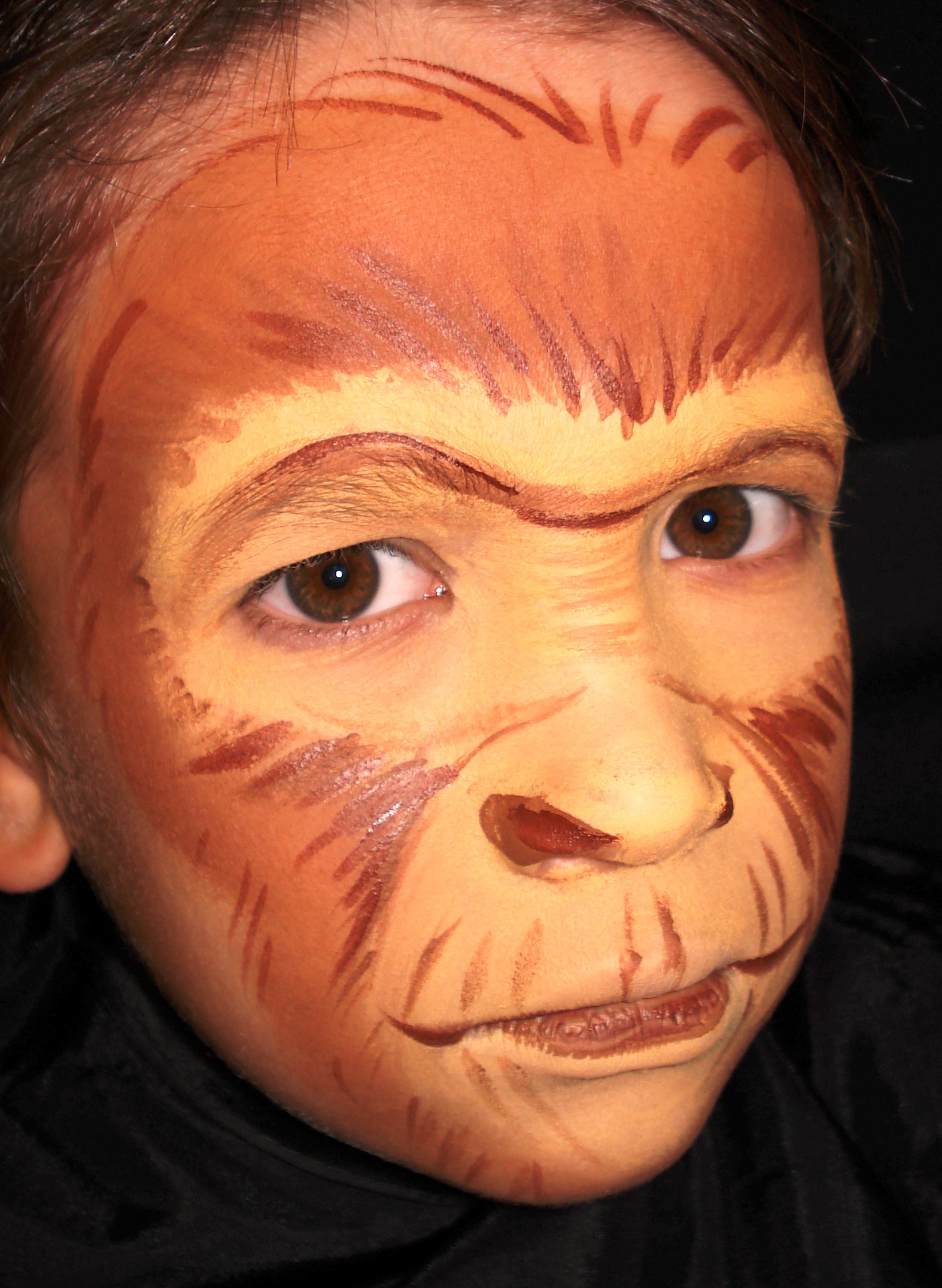 Monkey Face Paint