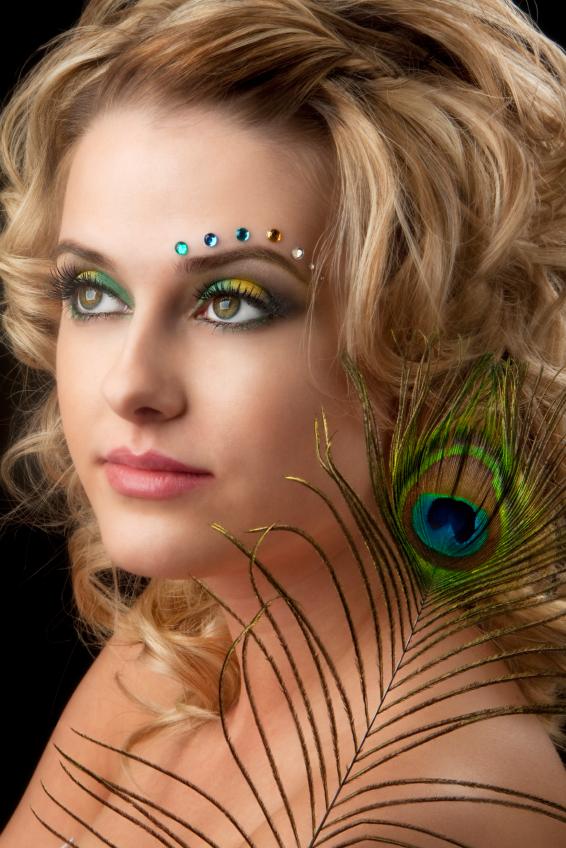 Peacock Face Makeup ideas