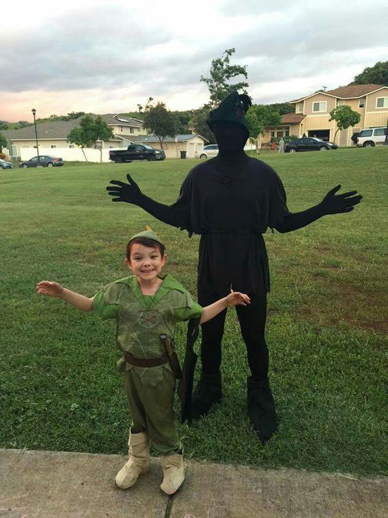 Peter pan and the shadow
