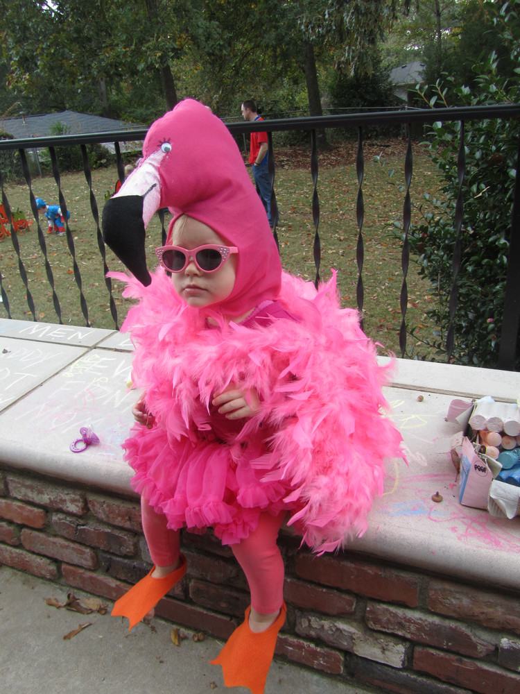 Pink Flamingo Halloween Costume