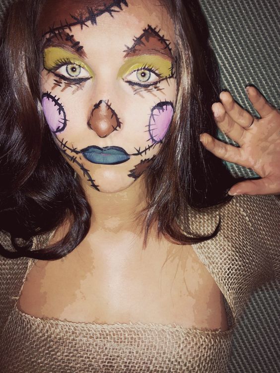 Scarecrow Face Makeup Ideas