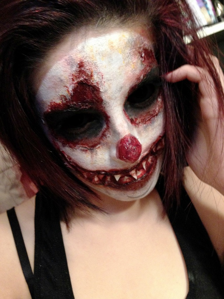 Scary Bloody Clown Makeup