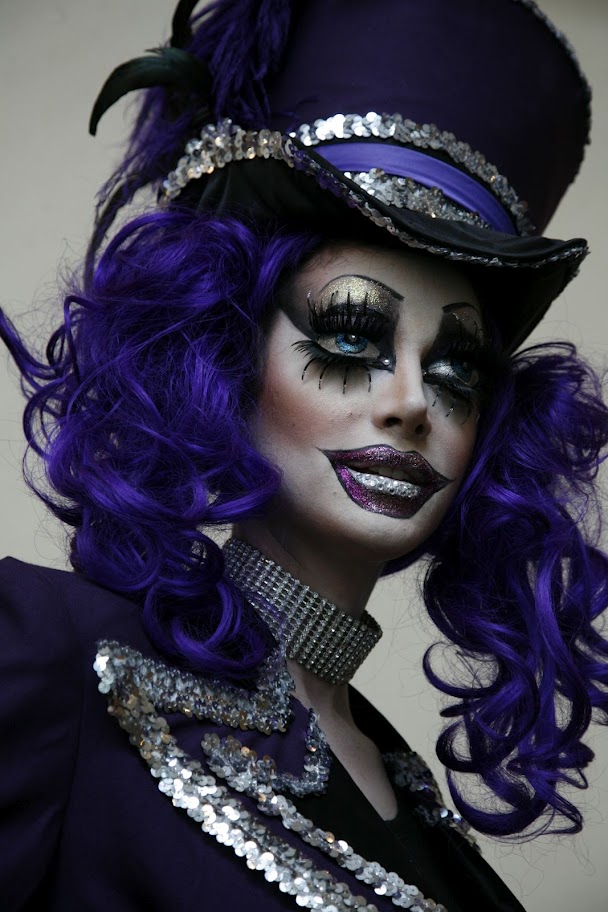 Scary Clown Halloween Makeup Idea
