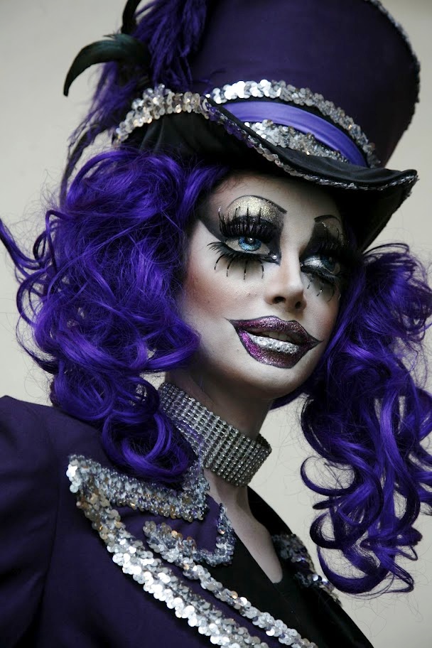 Scary Clown Halloween Makeup Idea