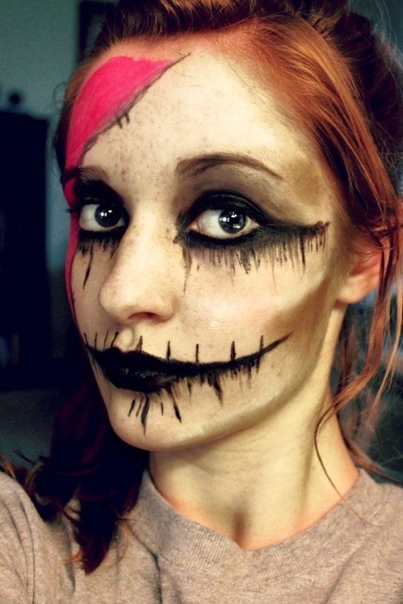 Scary Doll Halloween Makeup