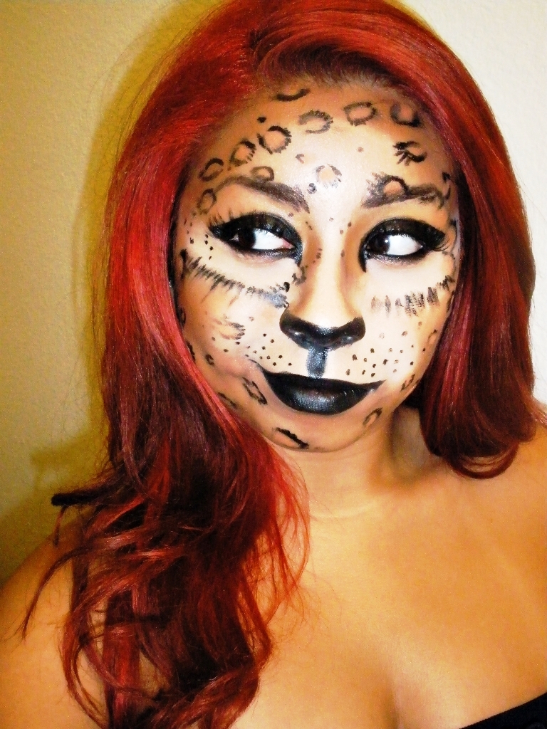 Sexy Cheetah Halloween Makeup