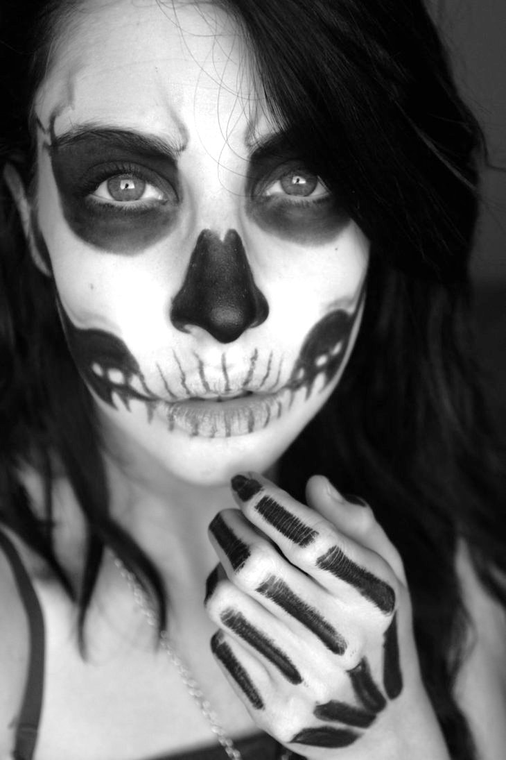 Skeleton-Makeup ideas for halloween