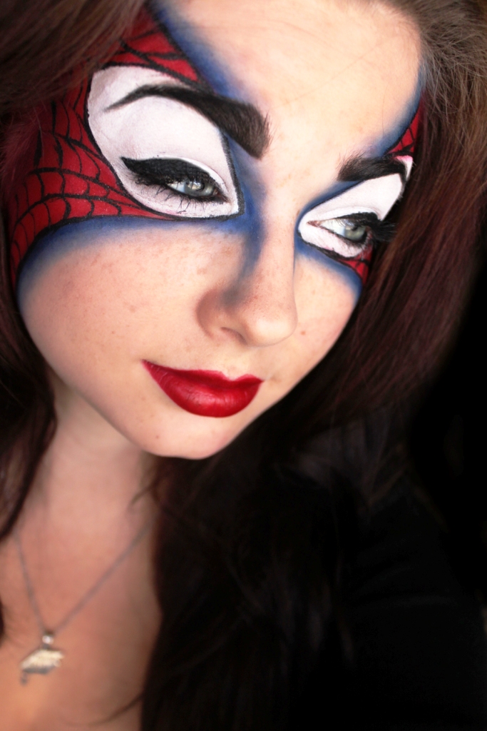 Spider-Man Face Makeup