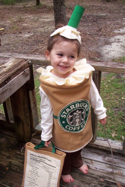 Starbucks Halloween Costume Kids