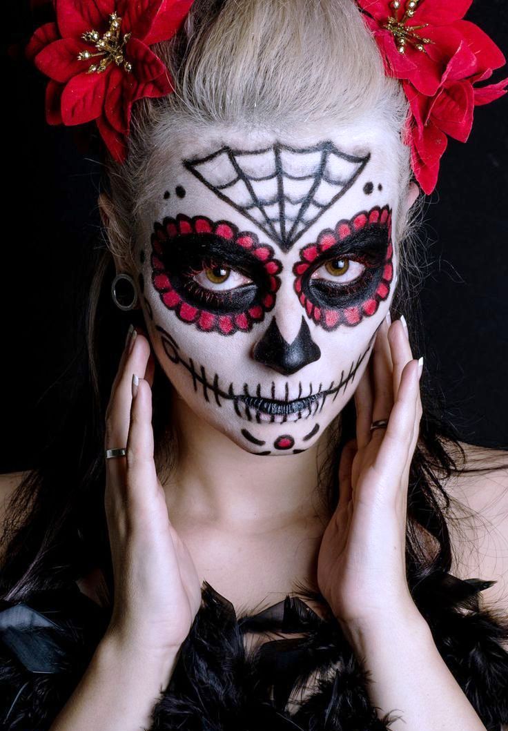 Sugar Skull Make Up Halloween Day of the dead