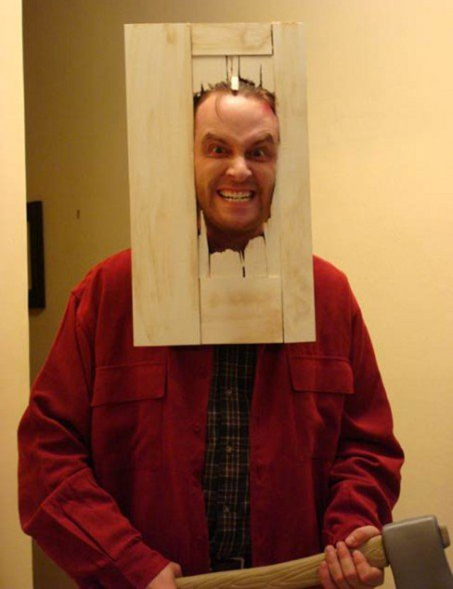 The Shining Here's Johnny Costume Clever