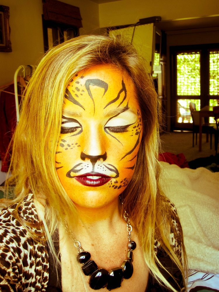 Tiger Face Makeup Halloween