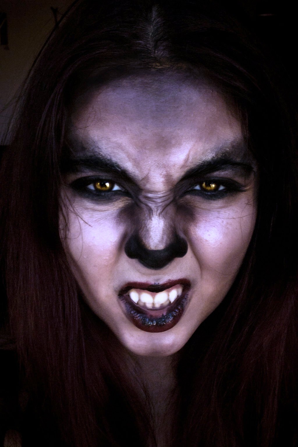 Wolf inspired make-up