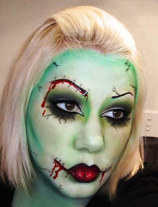 Zombie Halloween Face Makeup Ideas