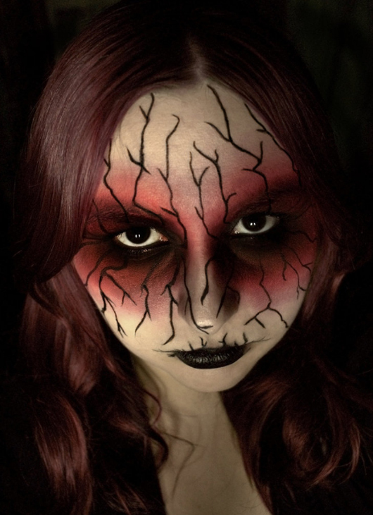 Zombie Halloween Face Makeup