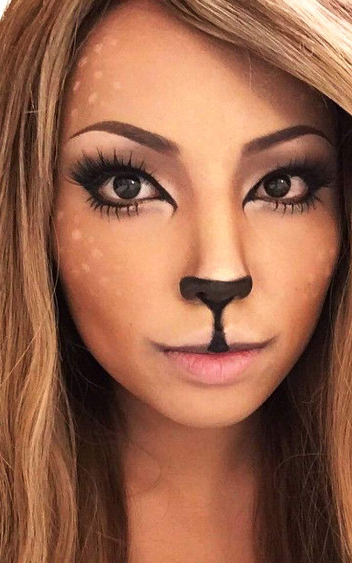 beautiful and cute halloween makeup