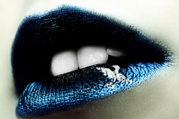 black lips makeup ideas