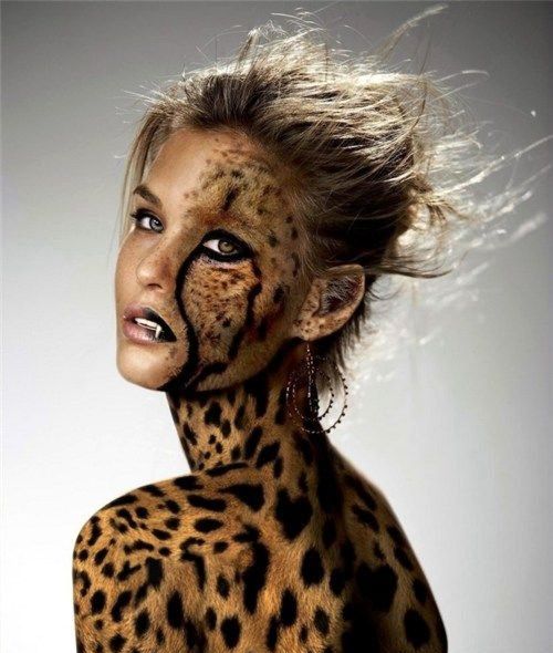 cheetah makeup awesome