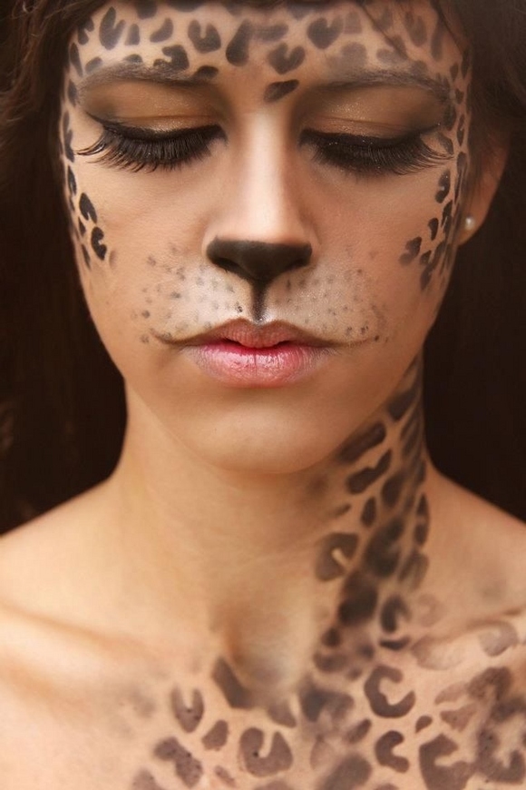 cheetah print face makeup