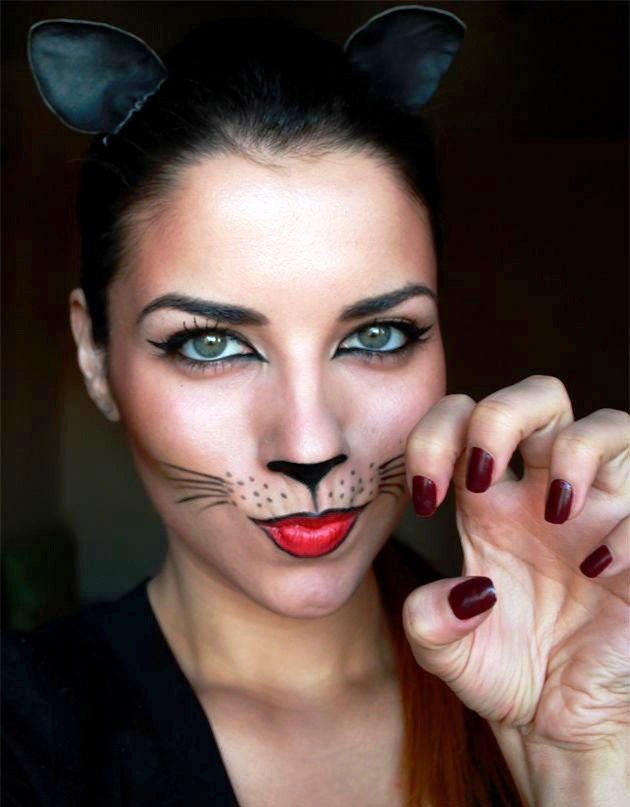 cute and beautiful makeup for halloween