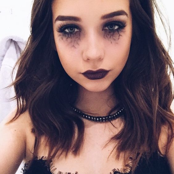 dark makeup for teen