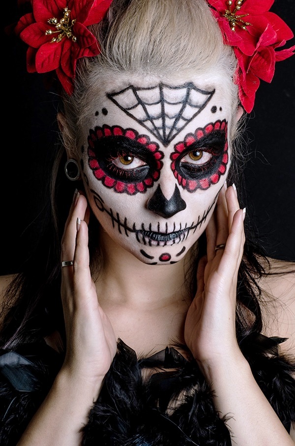 day of the dead lady makeup ideas
