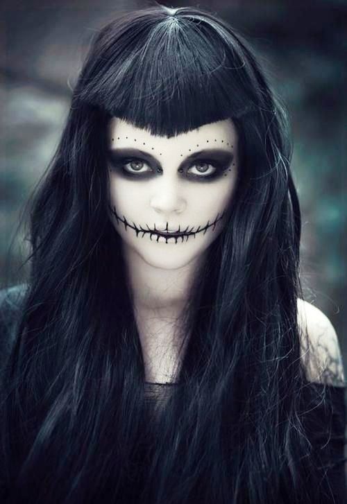 gothic halloween makeup inspiration